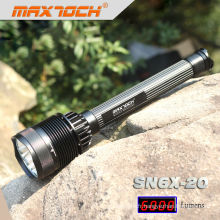 Maxtoch SN6X-20 7 * CREE XML T6 haute puissance LED Rechargeable plus brillants Flashlihgt